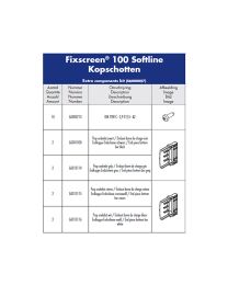 Fixscreen 100 Softline Kopschotten comp. kit