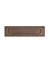 Brievenbusklep '695' - 320 x 80 mm (Roest)