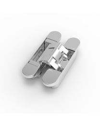 Onzichtbare scharnier 'Invisible Neo M6' (Mat chroom)