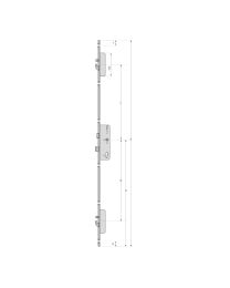 3-puntslot MFS AS2750 SA F16/40/92-8 B298 (Verzinkt)