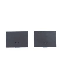 Set eindkap zwart muurprofiel Xperta 100 - 40/44 - met plint