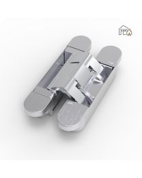 Onzichtbare scharnier 'Invisible Neo L7' - (Inox Look met interdenskit)