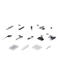 Basisgarnituur Folding Concepta III 20 Push - DH 1200-2200 mm