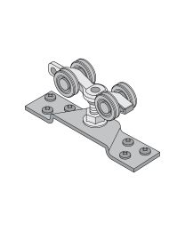 Wiel met oplegplaat Easy Slide