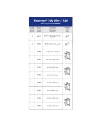 Fixscreen 100 Slim / 15 Extra comp. kit