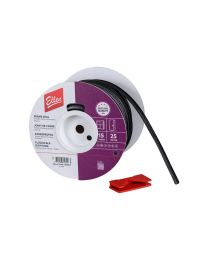 Dichting kaderprofiel SCF 1201 - rol 25 m (Zwart)