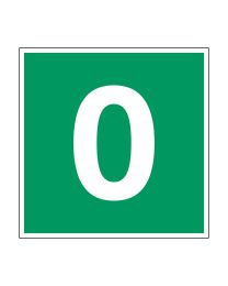 Pictogram 'niveau-aanduiding' nummer 0