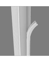 Invisidoor DL40 dichting - L200 m (Wit)