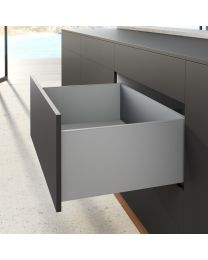Zijwand AvanTech 139 mm L+R excl. frontbevestiging (Zilver)