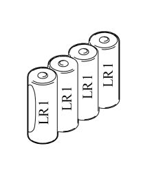 Batterij set LR1 voor NEO cilinder (4st.)