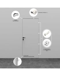 Set Invisidoor 2.0 In incl. 4 Neo S5 (Mat wit)