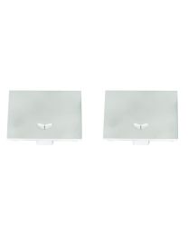 Set eindkap alu muurprofiel Xperta 100 - 40/44 - met plint