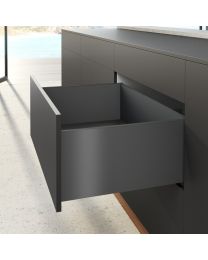 Zijwand AvanTech 101 mm L+R excl. frontbevestiging (Antraciet)
