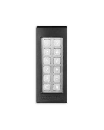 Weer en vorstbestendig codeklavier 'Slimstone 2' met 2 relais (RAL 9005 Gitzwart)