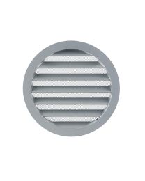 Ronde inbouw muurrooster № 434R (RAL 9006 Blank aluminiumkleurig)