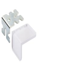 Eurobevestigingshoek voor 32 mm rijboring (Verzinkt)