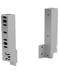 Achterwandverbinders ArciTech voor houten achterwand - 250 mm - Zilver