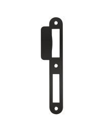 Sluitplaat met korte lip - 39 mm - WC-PC72 (Zwart)