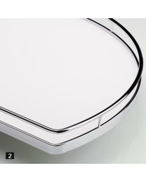 Hoekkast beslag Arena Classic ¾ - Ø700 mm (Verchroomd)