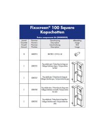 Fixscreen 100 Square Kopschotten comp. kit
